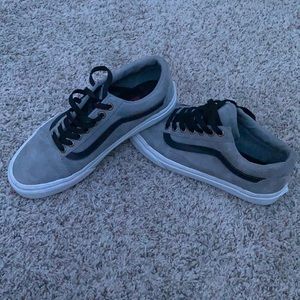 Vans Shoes | Grey Scotchgard Limited Edition Old Skool Vans | Color: Black/Gray | Size: 8.5 | Pm-22343700's Closet